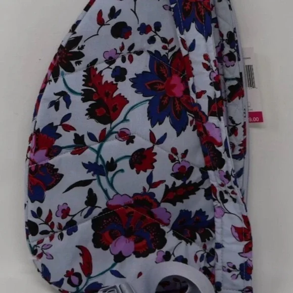 NWT Vera Bradley Multicolor Floral Crossbody Bag/Sling Backpack - Picture 6 of 16